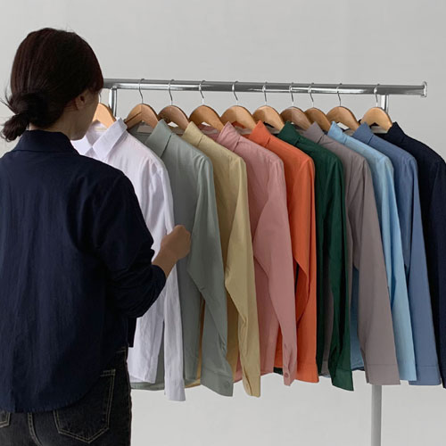 투타입베이직셔츠 -10color/기본&amp;크롭 2가지타입/2장이상구매시 무료배송
